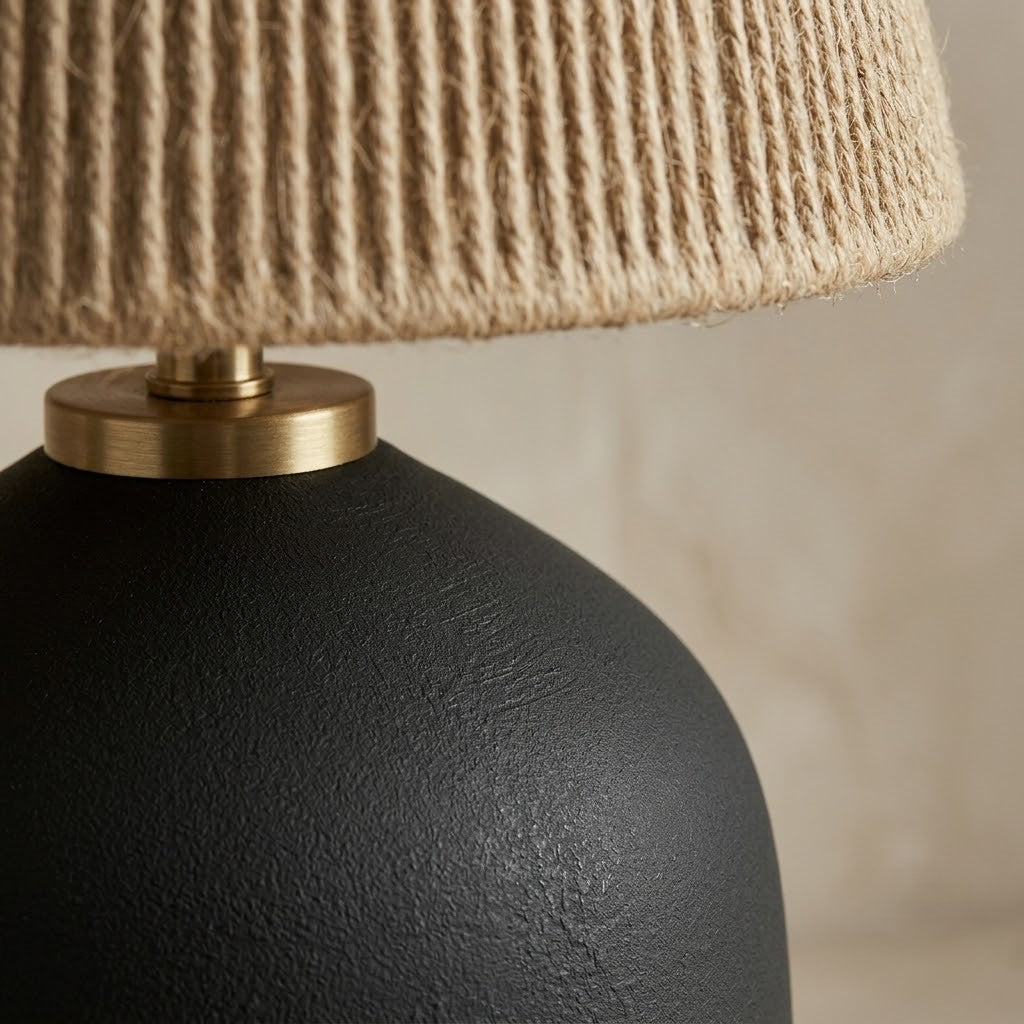 Jute Table Lamp