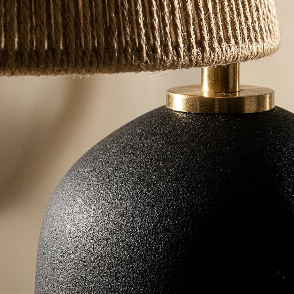 Jute Table Lamp
