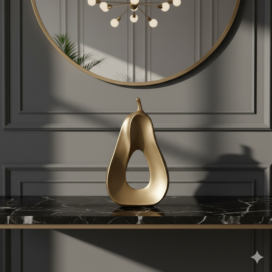 The Gilded Poire Vase