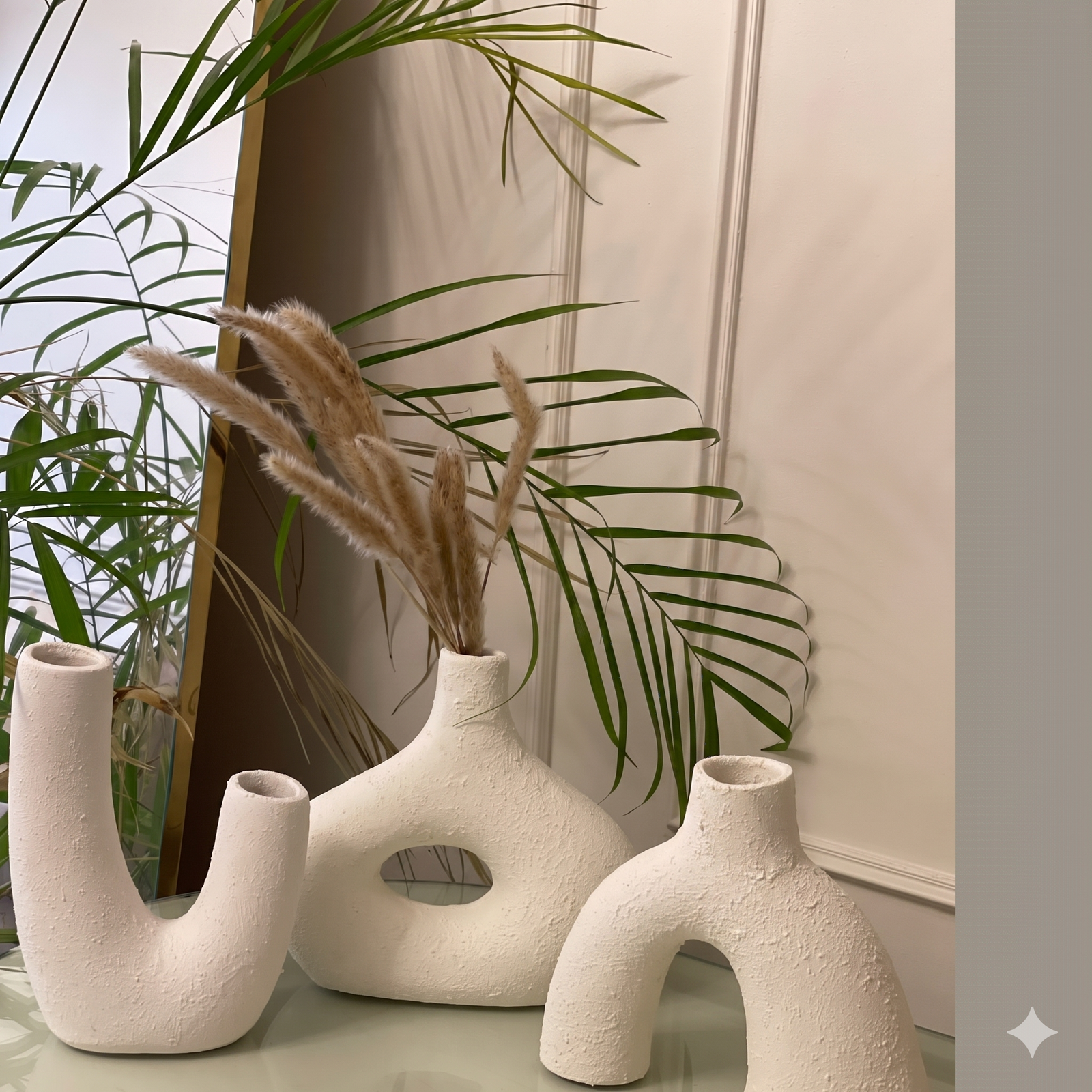 Luna Sculptural Vase Set