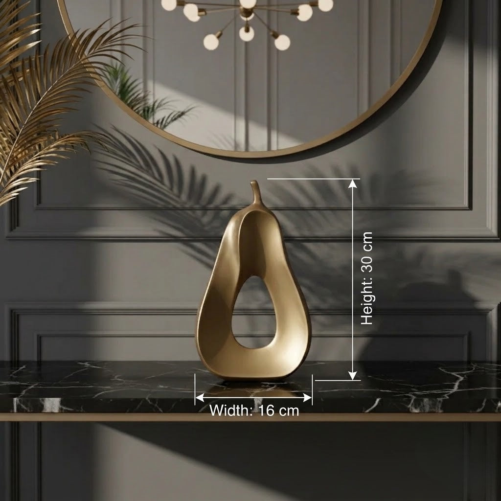 The Gilded Poire Vase