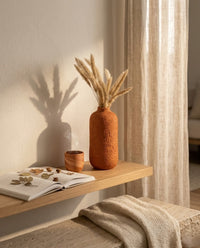 Terracotta Cylindrical Vase