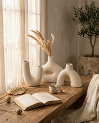Luna Sculptural Vase Set